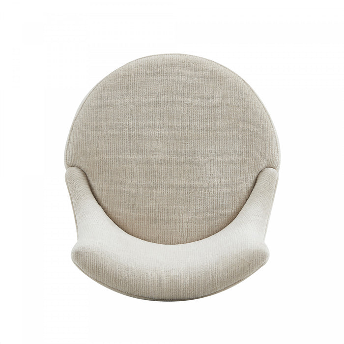 Lucia Modern Chenille Wood Counter Stool in Natural - Set of 3