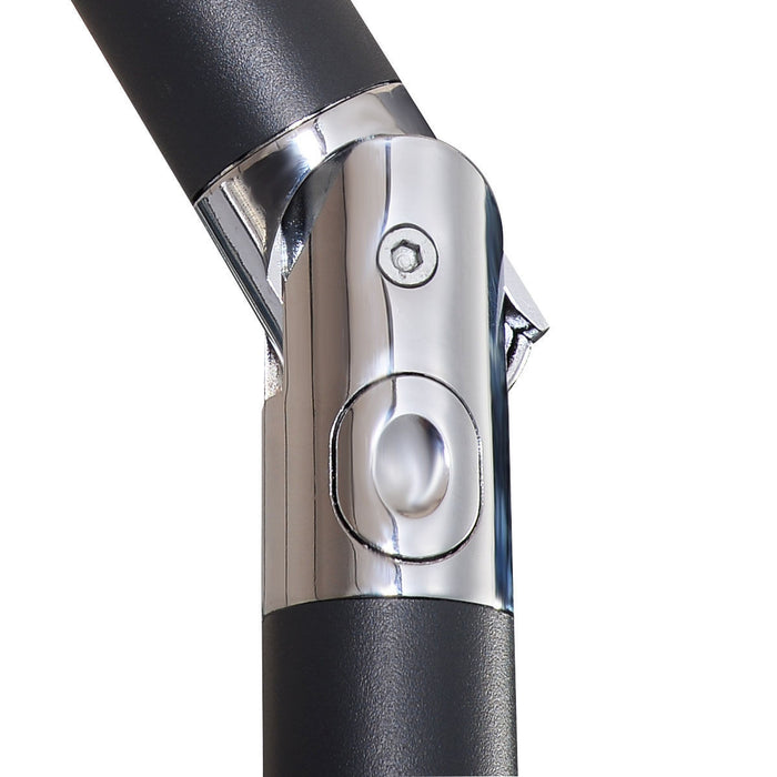 Costway 9FT Patio Solar Umbrella LED Patio Market Steel Tilt W/ Crank Outdoor