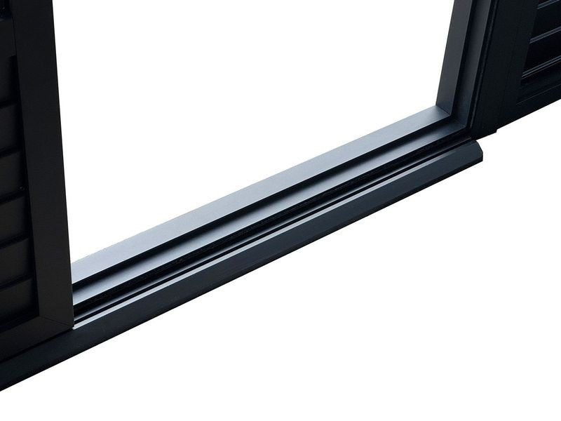 Florence - Wall Mounted Solarium 8x12 Metal Roof In Black