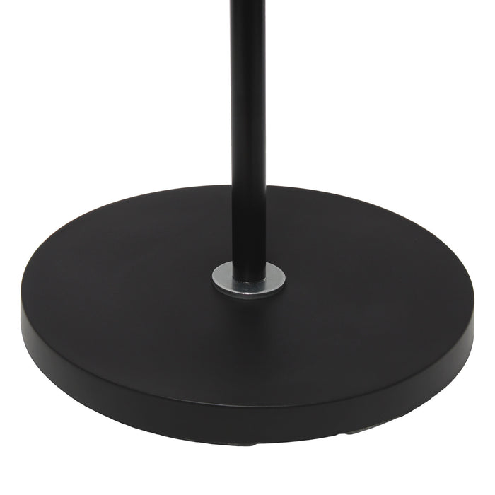 Klara 1 Light Torchiere Floor Lamp, Onyx, 70\"H
