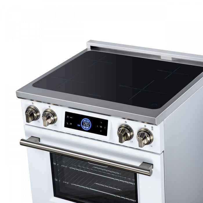 Forno Maximus 30 Inch Induction Range, White, 4.32 cu.ft. - FFSIN0968-30WHT Electric Range