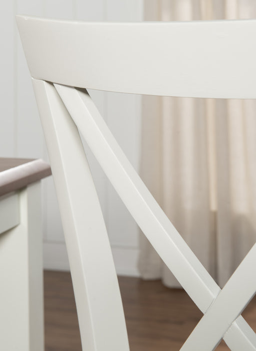 Jane Fabric Brown Dining Chair - Set of 2