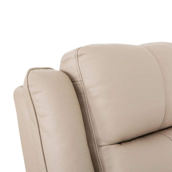 Hollis 78 in. Upholstered Reclining Condo Sofa - Taupe