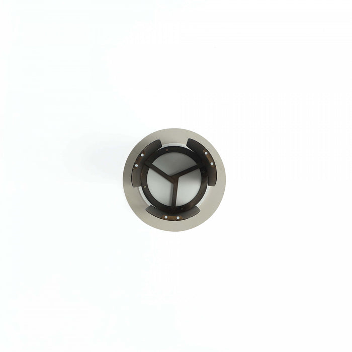 Monica Modern Glam Sintered Stone Top End Table in Bronze