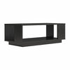 Ameriwood Home Knowle Contemporary Rectangle Coffee Table - Black Oak
