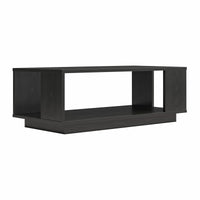 Ameriwood Home Knowle Contemporary Rectangle Coffee Table - Black Oak