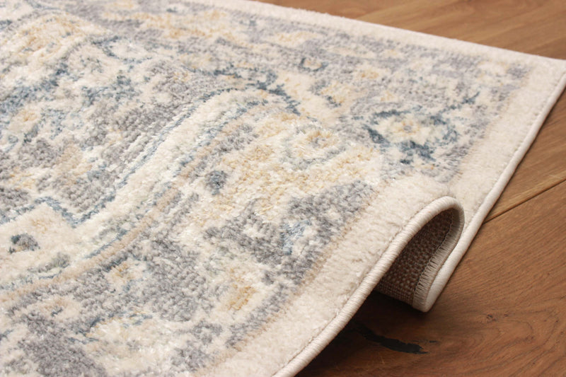 Bijara Blue Runner Area Rug - 2'8\" X 8'2\" 