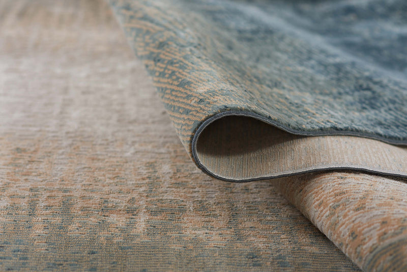 Sable Contemporary 5'1\" x 7'7\" Area Rug in Blue Indoor Area Rug