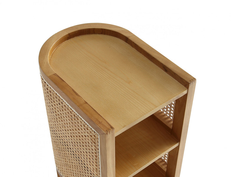 Versailles Industry Chic End Table in Natural - Set of 2