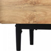 Lumina 69 Inch TV Cabinet with Adjustable LED Lighting and Storage, Wood/Black | Lumina Meuble TV 69 po avec Eclairage LED Reglable et Rangement, Bois/Noir