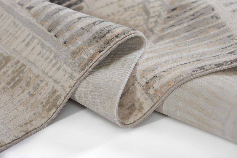 Briar Contemporary 8'11\" x 12'6\" Area Rug in Grey Indoor Area Rug