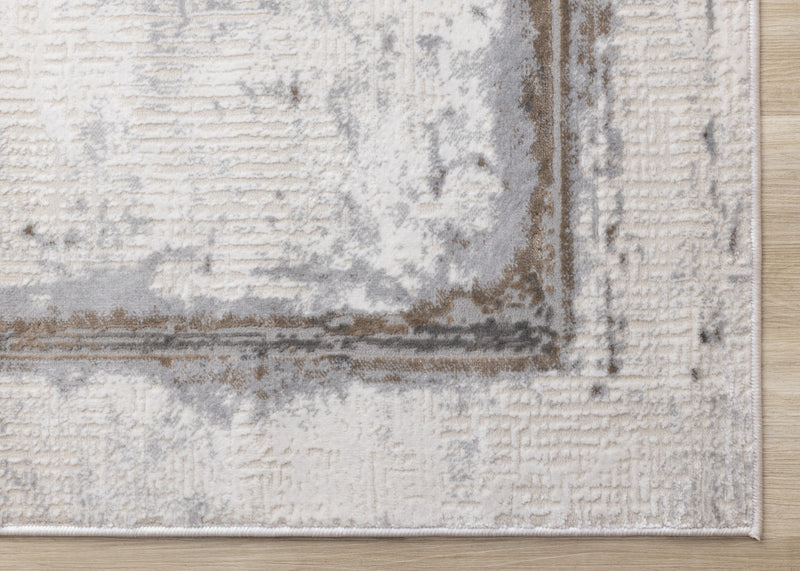 London Distressed Border Area Rug - 5'3\" x 7'7\"