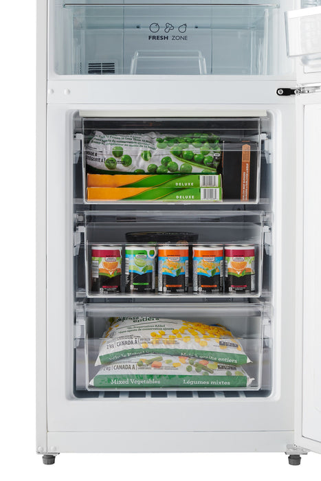 iio 11 Cu. Ft. Bottom-Freezer Retro Refrigerator - ALBR1372WW-R