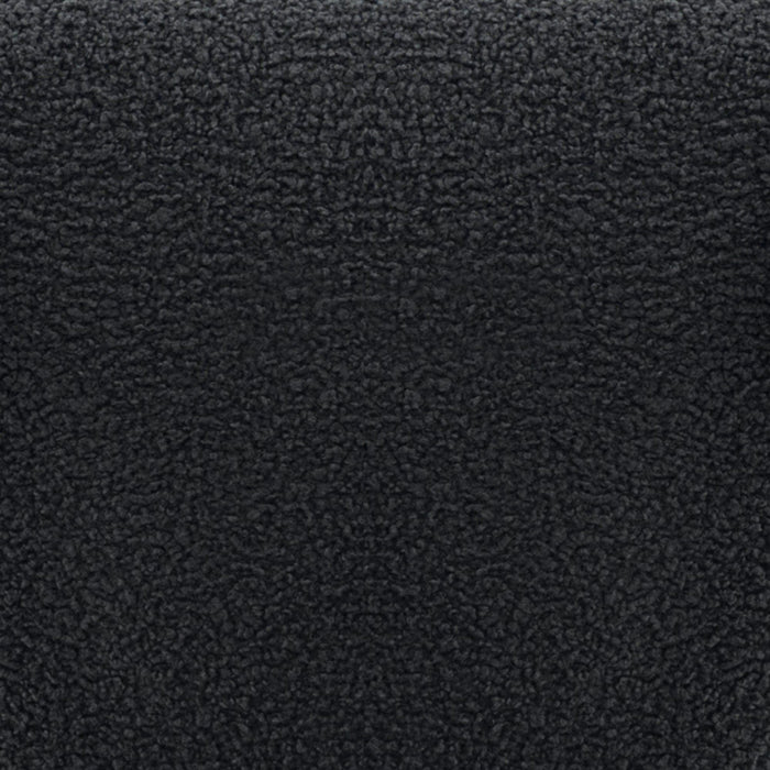 Darian Modern Boucle Lounge Chair in Black - Set of 2