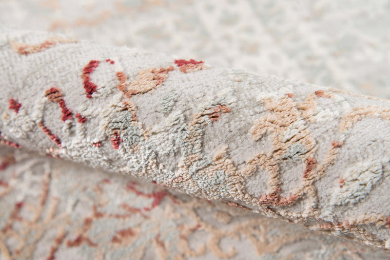 Amber Traditional 8'11\" x 12'6\" Area Rug in Red Indoor Area Rug