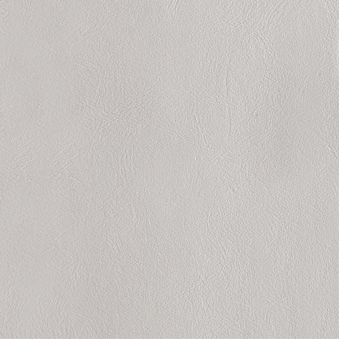 Augusta Modern Metal Vegan Leather Dining Chair in Light Gray