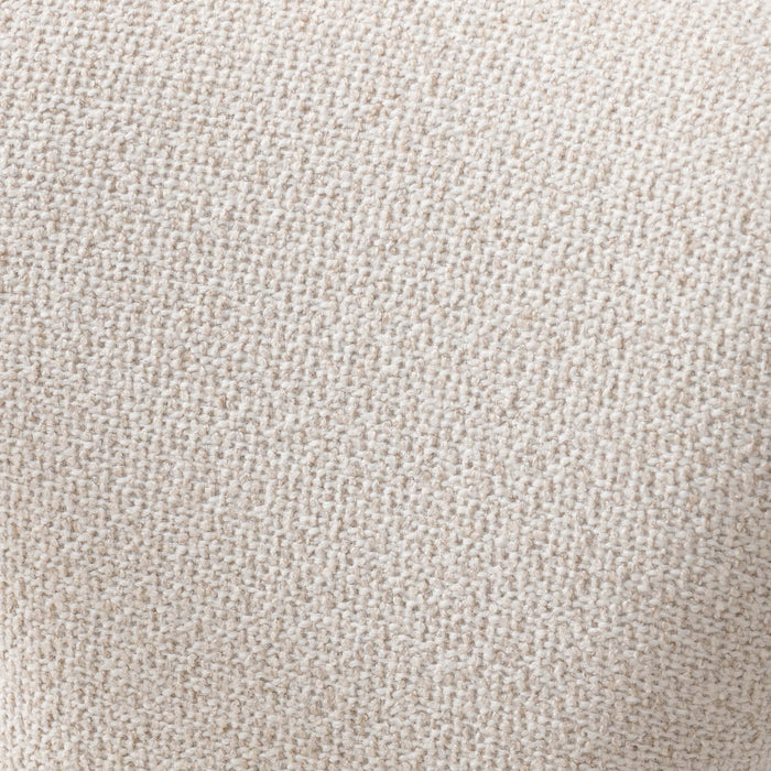 Palmer Mid-Century Modern Upholstered Tweed Armchair in Ivory - Set of 2 Dining Chair