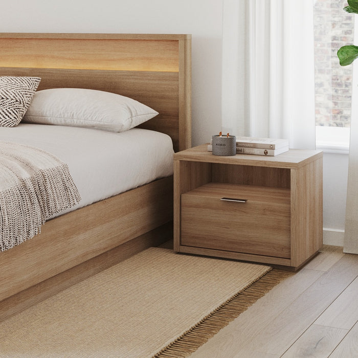 1-Drawer Modern Nightstand