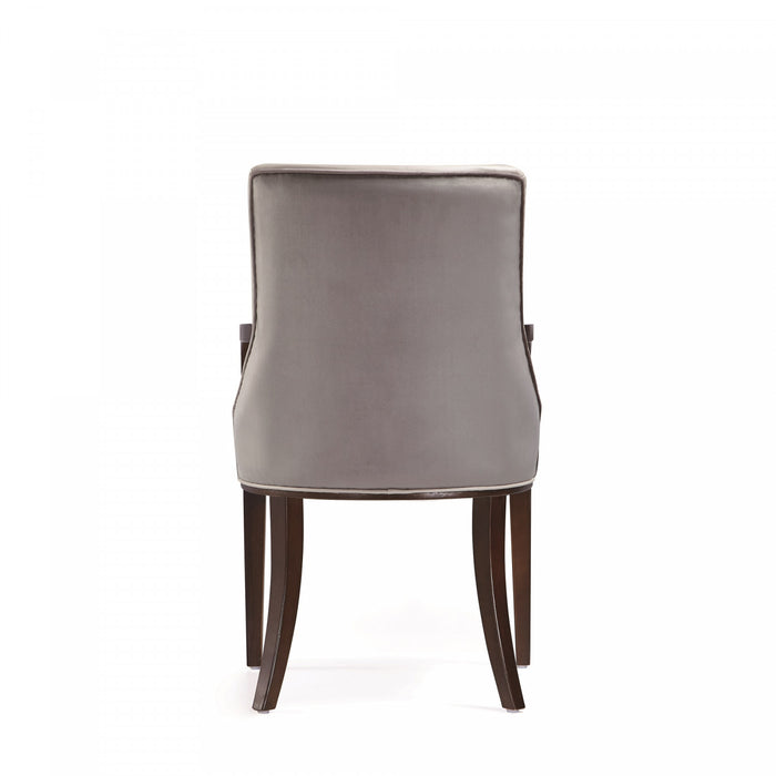 Shubert Modern 6-Piece Dining Chair Set in Light Gray