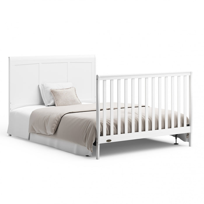 Graco Asheville 4-in-1 Convertible Crib with Drawer - White