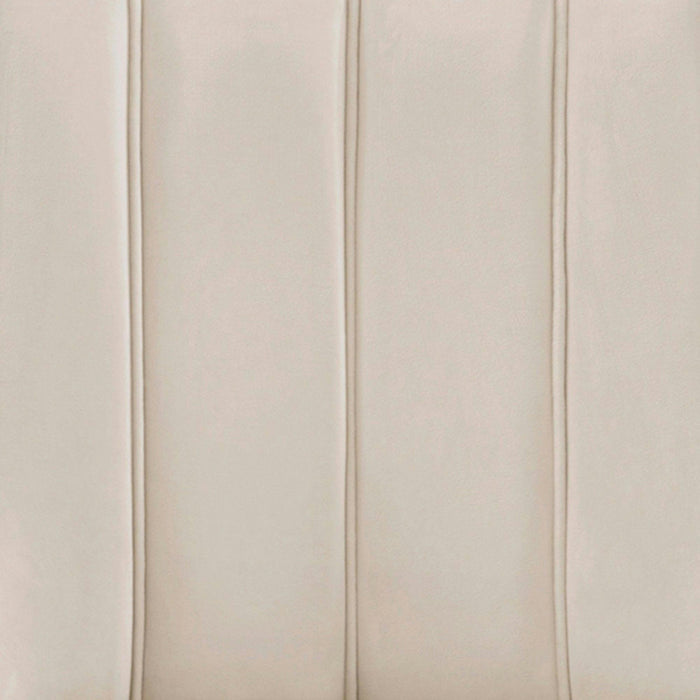 Eda Modern Wood Armchair in Cream Dining Chair