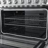 Forno Paolo 36 Inch Freestanding Electric Range, Stainless Steel, 5.44 cu.ft.- FFSEL6011-36 | Cuisiniere electrique Paolo 36 pouces, acier inoxydable, 5,44 pi³ - FFSEL6011-36