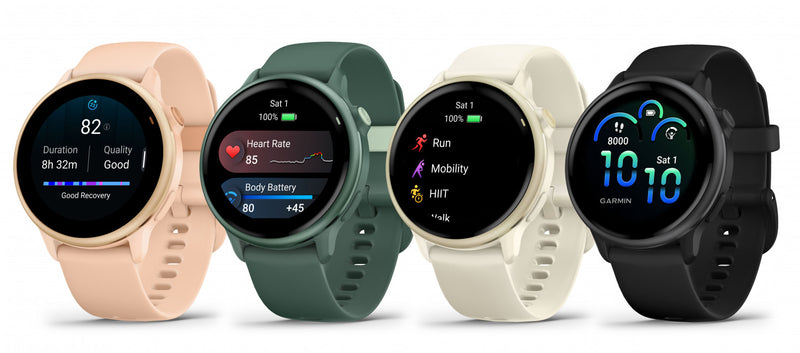 Garmin Vivoactive 6 Jasper Green Training Smartwatch - Performance Wearable, Garmin Coach, Strength HIIT, Mobility Exercises, Wheelchair Workouts