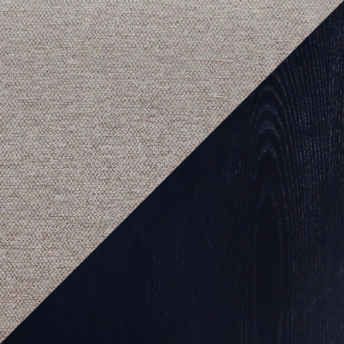 Flor and Rockaway Modern Industry Chic 7-Piece Dining Set in Wheat and Black