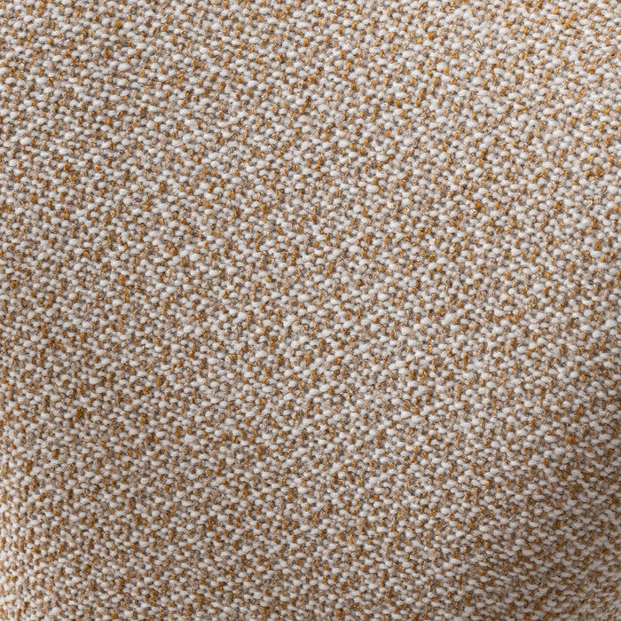 Aspen Mid-Century Modern Upholstered Tweed Armchair in Gold Dust - Set of 2