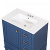 Olivia 30" Bathroom Vanity with Sink Combo and Storage Drawers,Blue | Olivia meuble de salle de bain 30" avec vasque et tiroirs de rangement, bleu