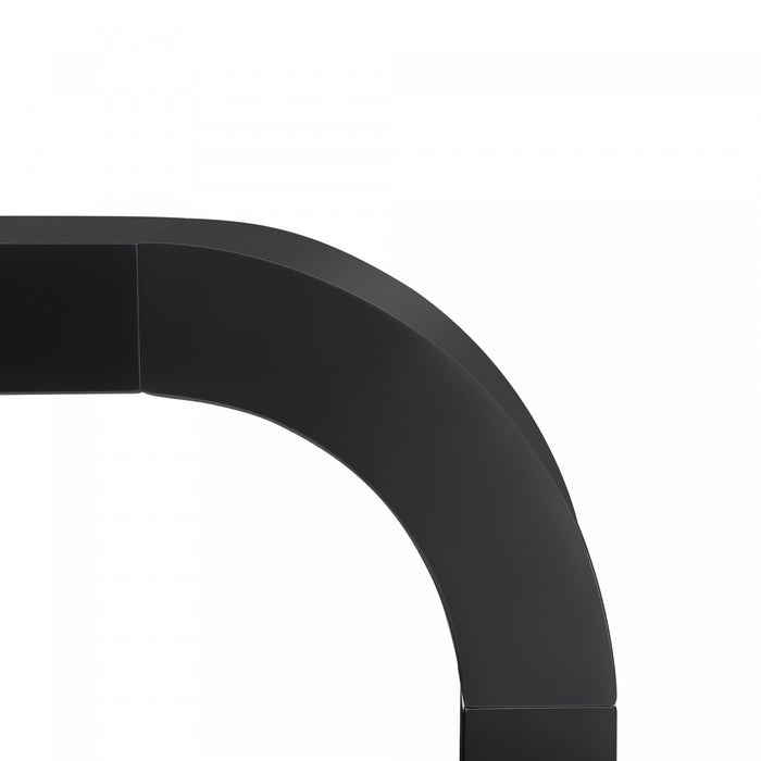 Olivia Modern Minimalist Elegant Design Console Table,Black Sofa Table