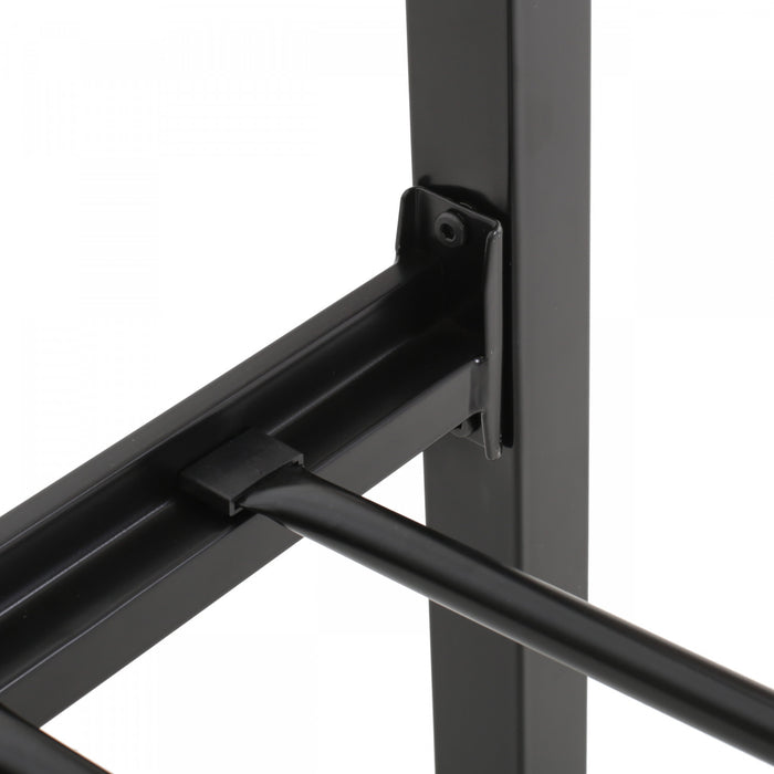 Robert Metal Construction Bed Frame With Circular Design Headboard And Footboard,king Size,black King Bed