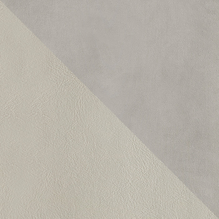 Connie Modern Vegan Leather and Velvet Wood Armchair in Light Gray - Set of 2 Dining Chair