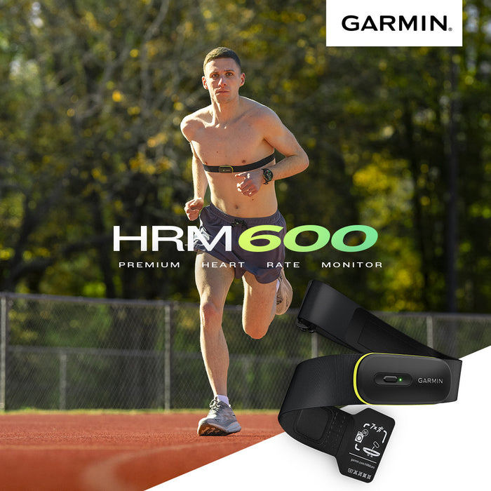 Garmin Hrm 600 Heart Rate Monitor Xs-s, Black/yellow, Running Dynamics, Fitness Tracker, 2-month Battery, Bluetooth, Ant+