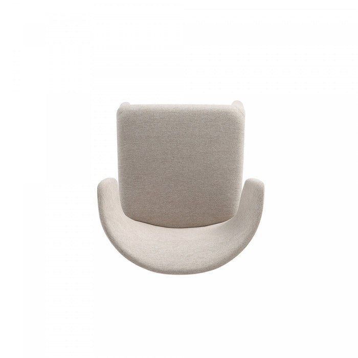 Conrad Mid-Century Modern Upholstered Dining Chair in Wheat - Set of 4