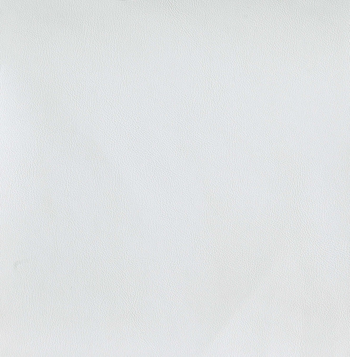 Augusta Modern Metal Vegan Leather Dining Chair in White