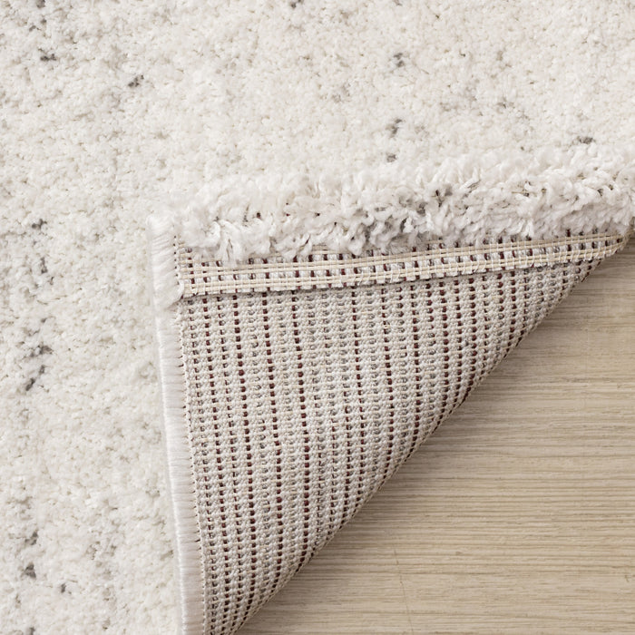 Surrey White Grey Speckled Rug, 7'10\" x 10'10\" Indoor Area Rug