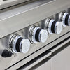 FORNO Bulnes Outdoor Kitchen 84,000 BTU Stainless Steel BBQ & White Sintered Stone Countertops - FODKT2520WHT | Cuisine d'exterieur Bulnes – BBQ en acier inoxydable de 84 000 BTU et comptoirs blancs – FODKT2520WHT