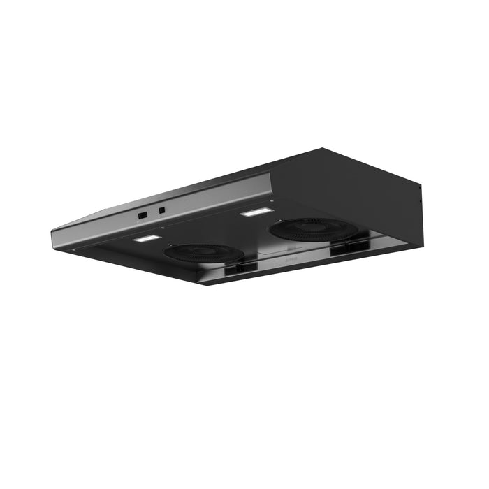 Zephyr Cyclone 36\" Under Cabinet Range Hood - Black Stainless Steel - AK6536CBS