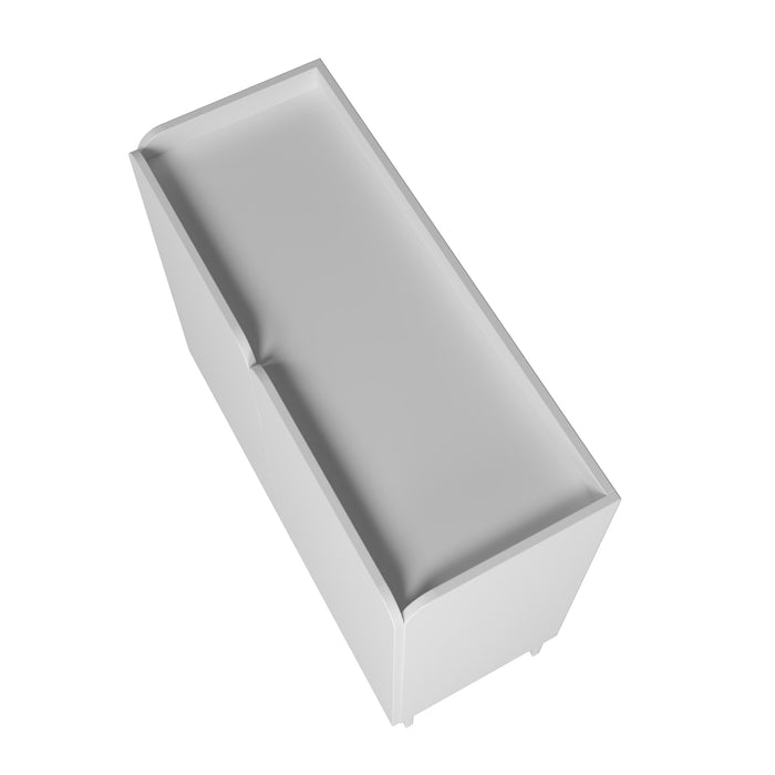 Manhattan Comfort Mid-Century Modern Bogardus 4-Shelf Accent Cabinet - White