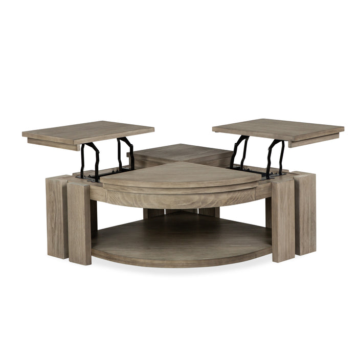 Addams 36\" Lift-Top Coffee Table with Casters - Stone Harbor Grey