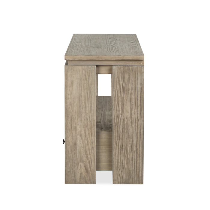 Addams 54\" Sofa Table with Storage - Stone Harbor Grey