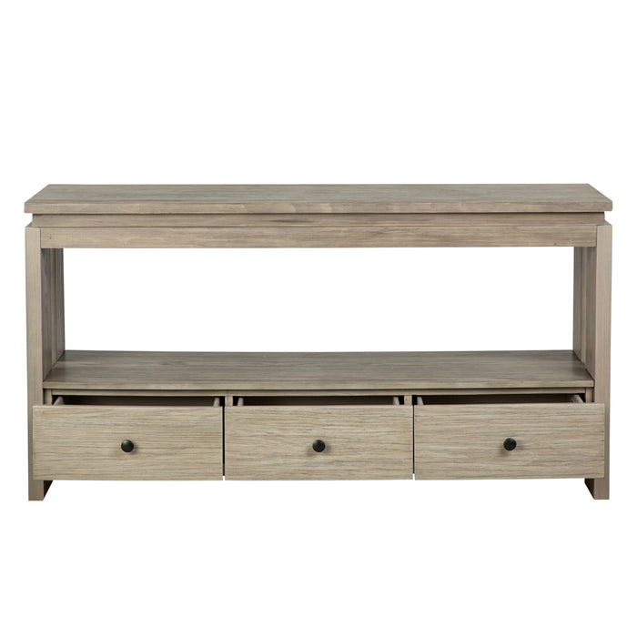 Addams 54\" Sofa Table with Storage - Stone Harbor Grey
