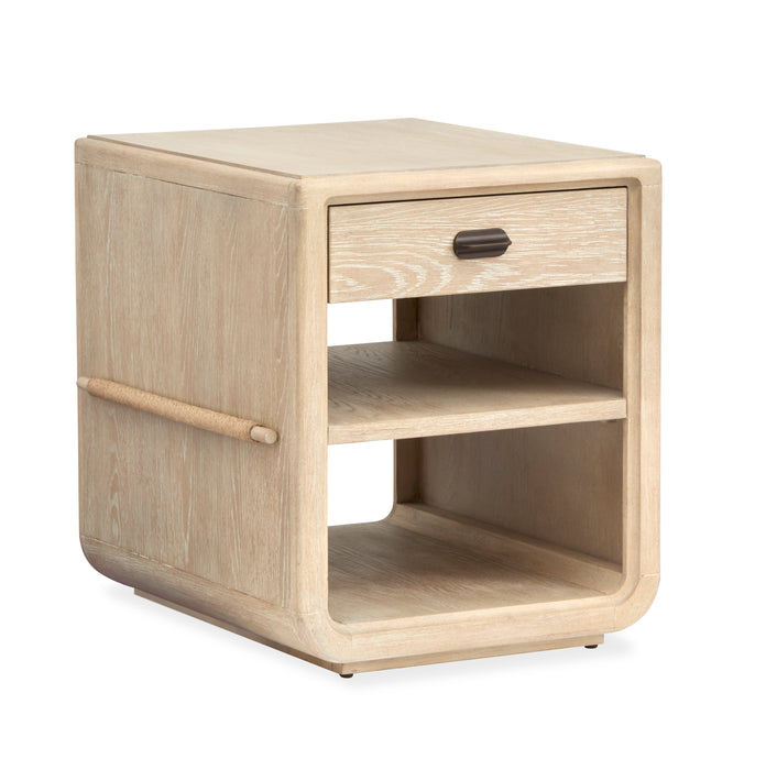 Adelaide 22\" End Table with Storage - Sanibel Brown
