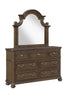 Ambrose Bedroom Dresser Mirror – Brown | Miroir de commode de chambre à coucher Ambrose - brun