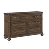 Ambrose Bedroom 7-Drawer Dresser, 64"W x 40.5"H – Brown | Commode de chambre à coucher Ambrose de 64 po (L) x 40,5 po (H) à 7 tiroirs - brune