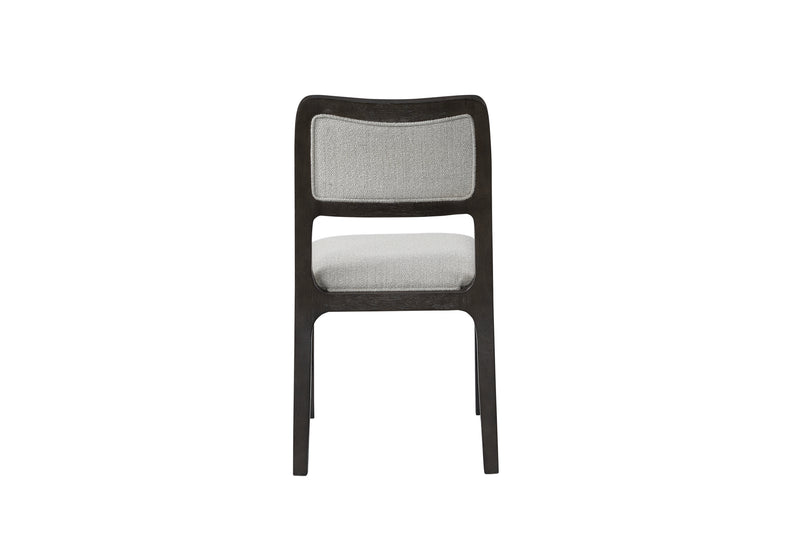 Austin Dining Chair with Polyester Fabric - Taupe/Brown 