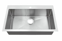 Bristol Sinks Drop In Stainless Steel Single Bowl Kitchen Sink - B1208