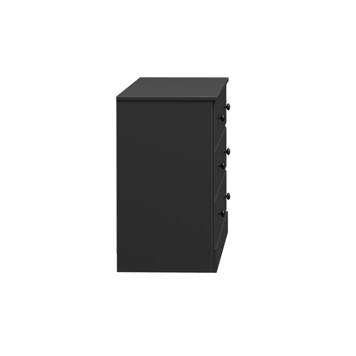 Astrid 6-Drawer Dresser - Black