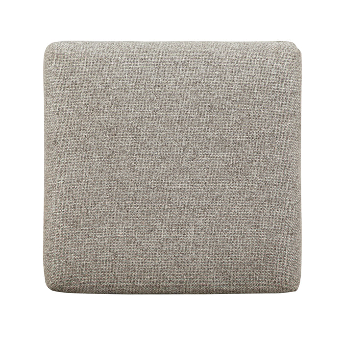 Betton 16" Stool with Wood Legs - Grey